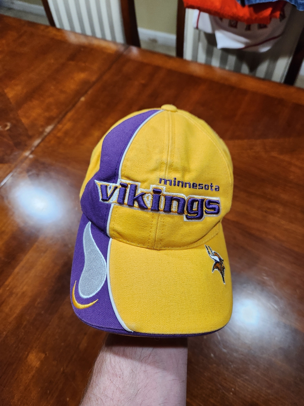 Vintage Reebox Proline Minnesota Vikings Strap Back Hat